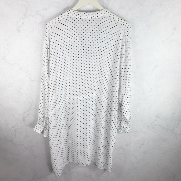 [Zara] Flirty White Polka Dot Dress - Picture 4 of 4